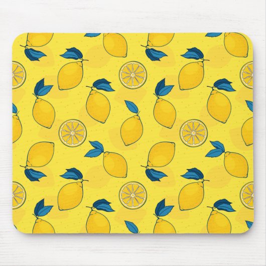 Frischer Zitrus-Limonen Mousepad (Vorne)