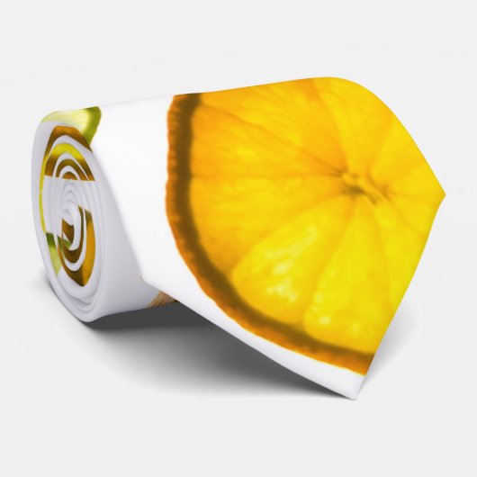 Frischer Zitrusfrüchte Krawatte (Gerollt)