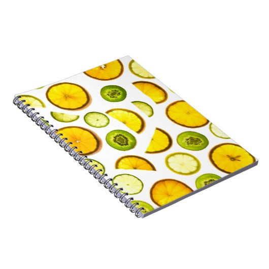 Frischer Zitrusfrüchte Notizblock (Rechte Seite)