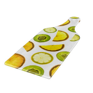 Frischer Zitrusfrüchte Schneidebrett