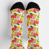 Frischer Zitrusfrüchte Socken (Oben)