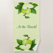 Frisches Apple Strandtuch (Vorderseite)