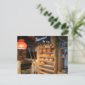 Frisches Backbrot Postkarte (Stehend Vorderseite)
