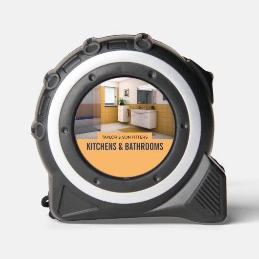 Frisches Badezimmer Portrait, Küche & Badezimmer F Maßband (Vorderseite)