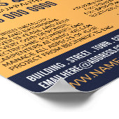 Frisches Badezimmer Portrait, Küche & Badezimmer F Poster (Ecke)