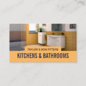 Frisches Badezimmer Portrait, Küche & Badezimmer F Visitenkarte (Vorderseite)