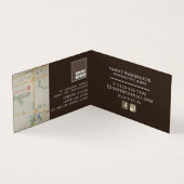 Frisches Baguette, Bäcker, Bäckerei im Detail Visitenkarten (Innenseite)