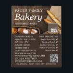 Frisches Baguette, rustikale Bäckereien, Bäckerei  Flyer<br><div class="desc">Frische Baguette,  rustikale Bäckereien,  Bäckereiladen Flyer der Werbung durch den Business Card Store.</div>