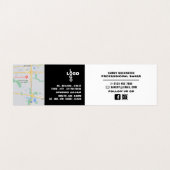 Frisches Baguettes, Bäckereien, Bäckerei im Detail Visitenkarten (Innenseite Aufgefaltet)