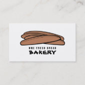 Frisches Baguettes, Bäckereien, Bäckereiladen Visitenkarte (Vorderseite)