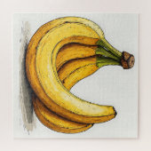 Frisches Bananen-Illustration Puzzle (Horizontal)
