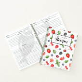 Frisches Berries individuelles Rezept Buch (Innenseite)