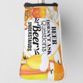 Frisches Bier frage keine Fragen Golf Headcover (Rotieren 90)