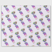 Frisches Blueberry Trinkpapier Geschenkpapier (Flach)