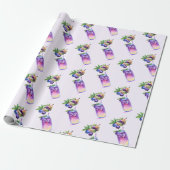 Frisches Blueberry Trinkpapier Geschenkpapier (Ungerollt)