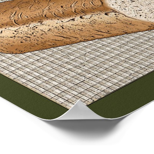 Frisches Brot Poster (Ecke)