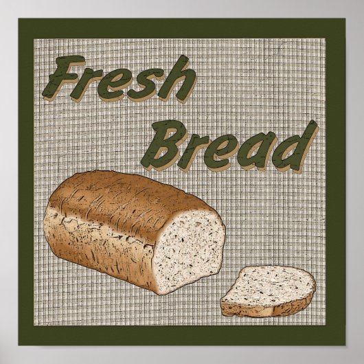 Frisches Brot Poster (Vorne)