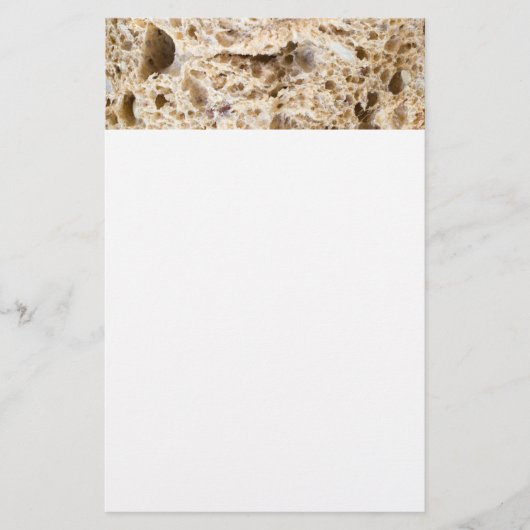 Frisches Brot schneiden Briefpapier (Vorderseite)