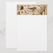 Frisches Brot schneiden Briefpapier (Vorne/Hinten)