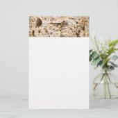 Frisches Brot schneiden Briefpapier (Stehend Vorderseite)