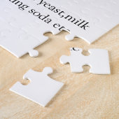 Frisches Brot und Backwaren mit Namen, Zutaten Q o Puzzle (Seite)