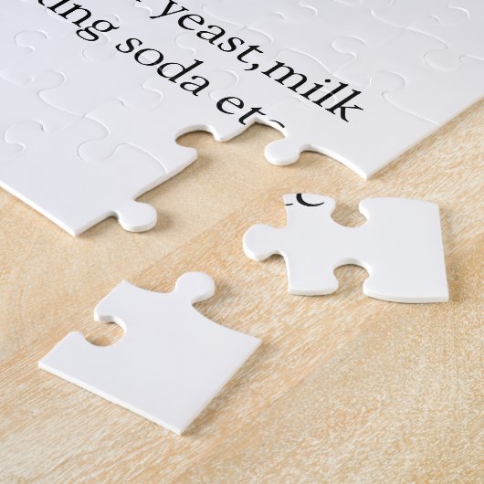 Frisches Brot und Backwaren mit Namen, Zutaten Q o Puzzle (Seite)