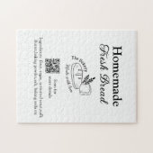 Frisches Brot und Backwaren mit Namen, Zutaten Q o Puzzle (Horizontal)