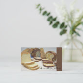 Frisches Brot Visitenkarte (Stehend Vorderseite)