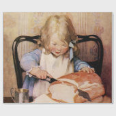 Frisches Brot von Jessie Willcox Smith Geschenkpapier (Flach)