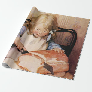 Frisches Brot von Jessie Willcox Smith Geschenkpapier