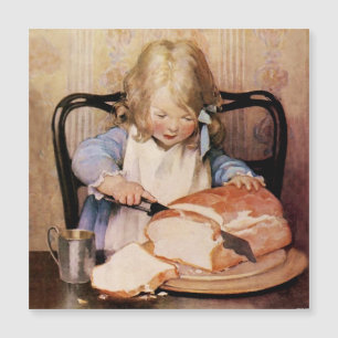 Frisches Brot von Jessie Willcox Smith Magnetkarte