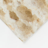 Frisches Brotmuster Fleecedecke (Ecke)