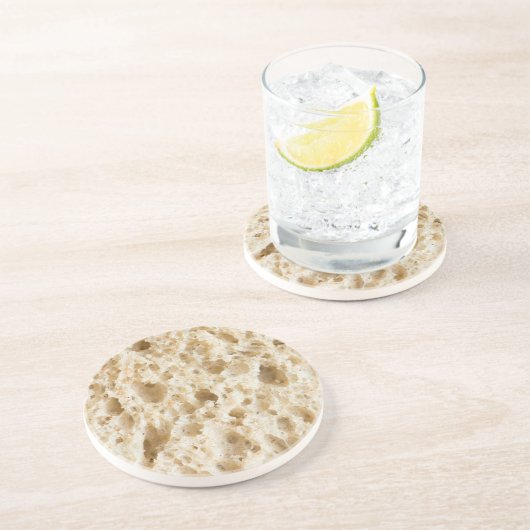 Frisches Brotmuster Getränkeuntersetzer (Seite)