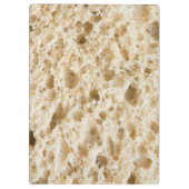 Frisches Brotmuster Klemmbrett (Rückseite)