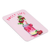 Frisches Cherry Drink Magnet - Benutzerdefinierter (Rechte Seite)