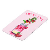 Frisches Cherry Drink Magnet - Benutzerdefinierter (Linke Seite)