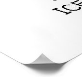 Frisches Eis ⎥ Personalisiertes Plakat (Ecke)