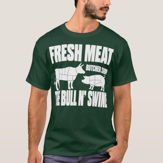 Frisches Fleisch Metzgerei Gay Bear Premium T-Shirt (Vorderseite)