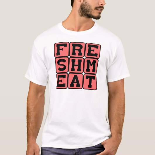 Frisches Fleisch, rotes Rindfleisch T-Shirt (Vorderseite)