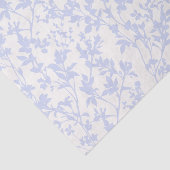 Frisches Foliage (Elfenbein - Periwinkle) Seidenpapier (Ausschnitt)