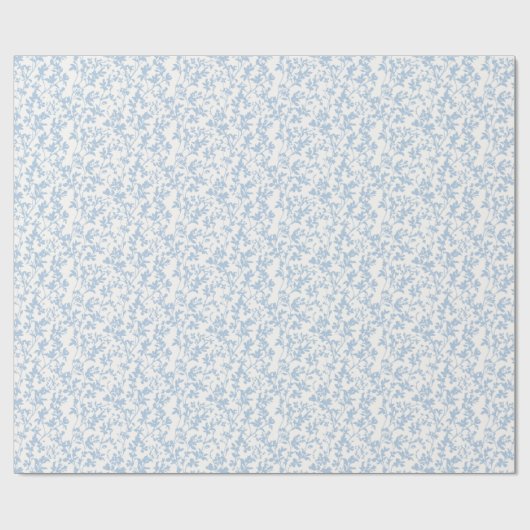Frisches Foliage (Elfenbeinblauer Himmel) Geschenkpapier (Flach)