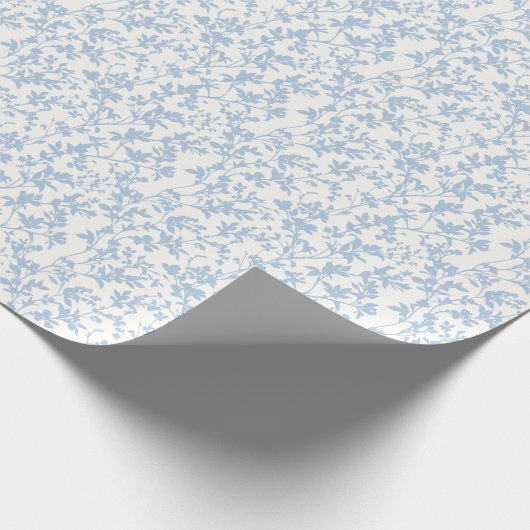 Frisches Foliage (Elfenbeinblauer Himmel) Geschenkpapier (Ecke)