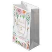 Frisches Gastgeschenk Bags Geburtstag oder Babydus Kleine Geschenktüte (Vorderseite Schrägansicht)