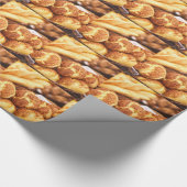 Frisches gebackenes Brot Geschenkpapier (Ecke)