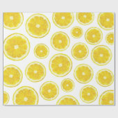 Frisches gelbes geschenkpapier (Flach)