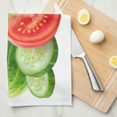 Frisches Gemüse Geschirrtuch (Viertel Falte)