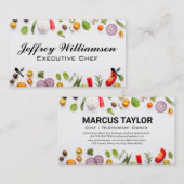 Frisches Gemüse | Kulinarisch Visitenkarte (Vorne/Hinten)