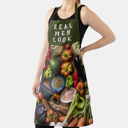 Frisches Gemüse Real Men Cook Schürze (InSitu)