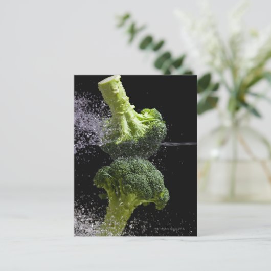 Frisches Gemüse und Lebensmittelhygiene Postkarte (Stehend Vorderseite)