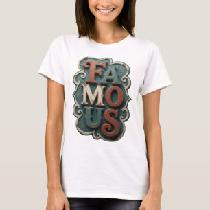 Frisches Gold Berühmtes künstlerisches Motiv T-Shirt